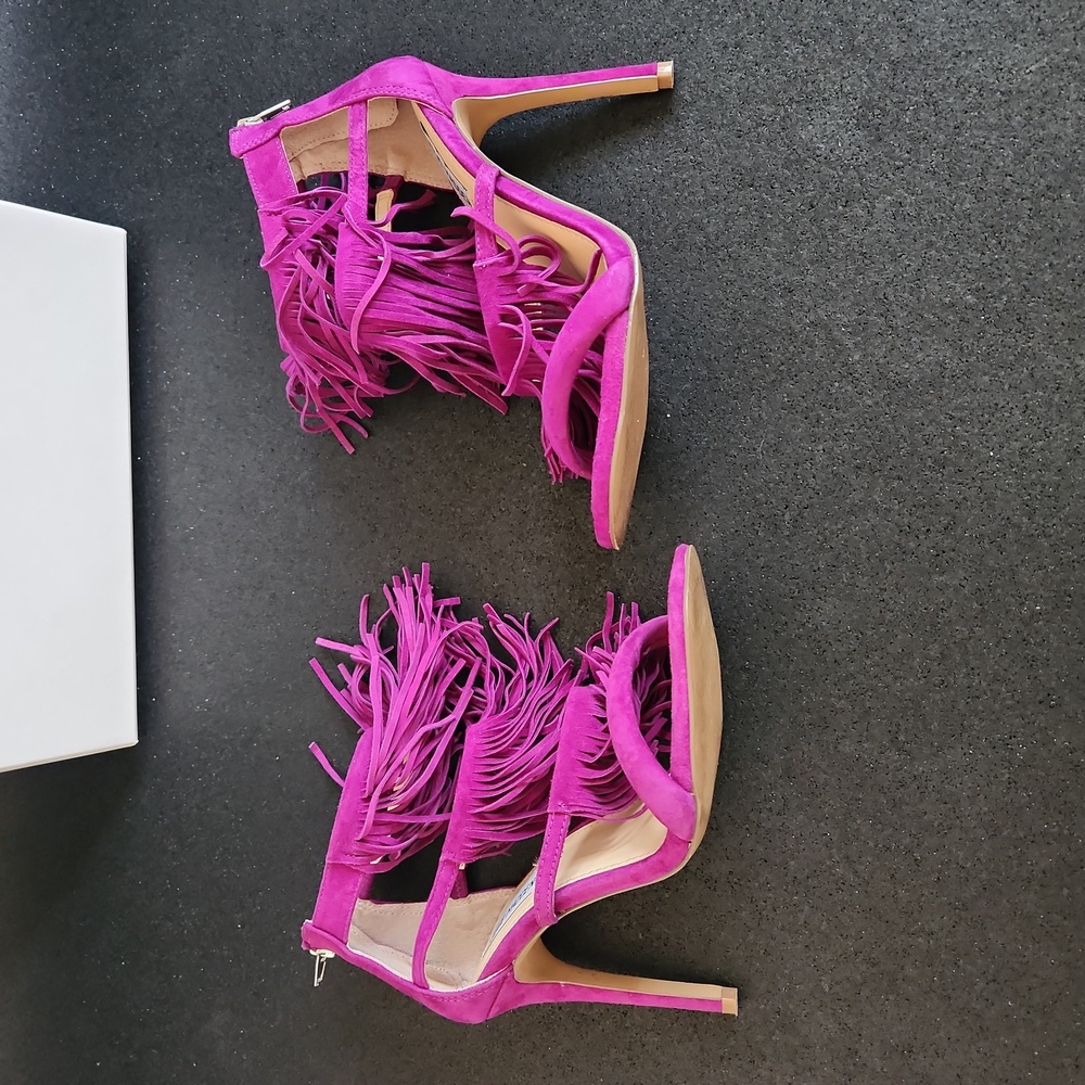 Steve Madden purple Suede Fringly - Picture 3 of 8